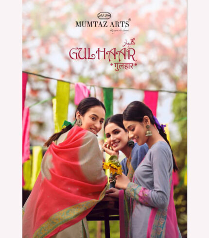 MUMTAZ ARTS GULHAAR PAKISTANI LAWN KARACHI SUITS)